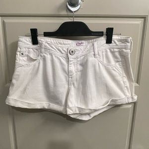 Candies White Denim Shorts - Size 5